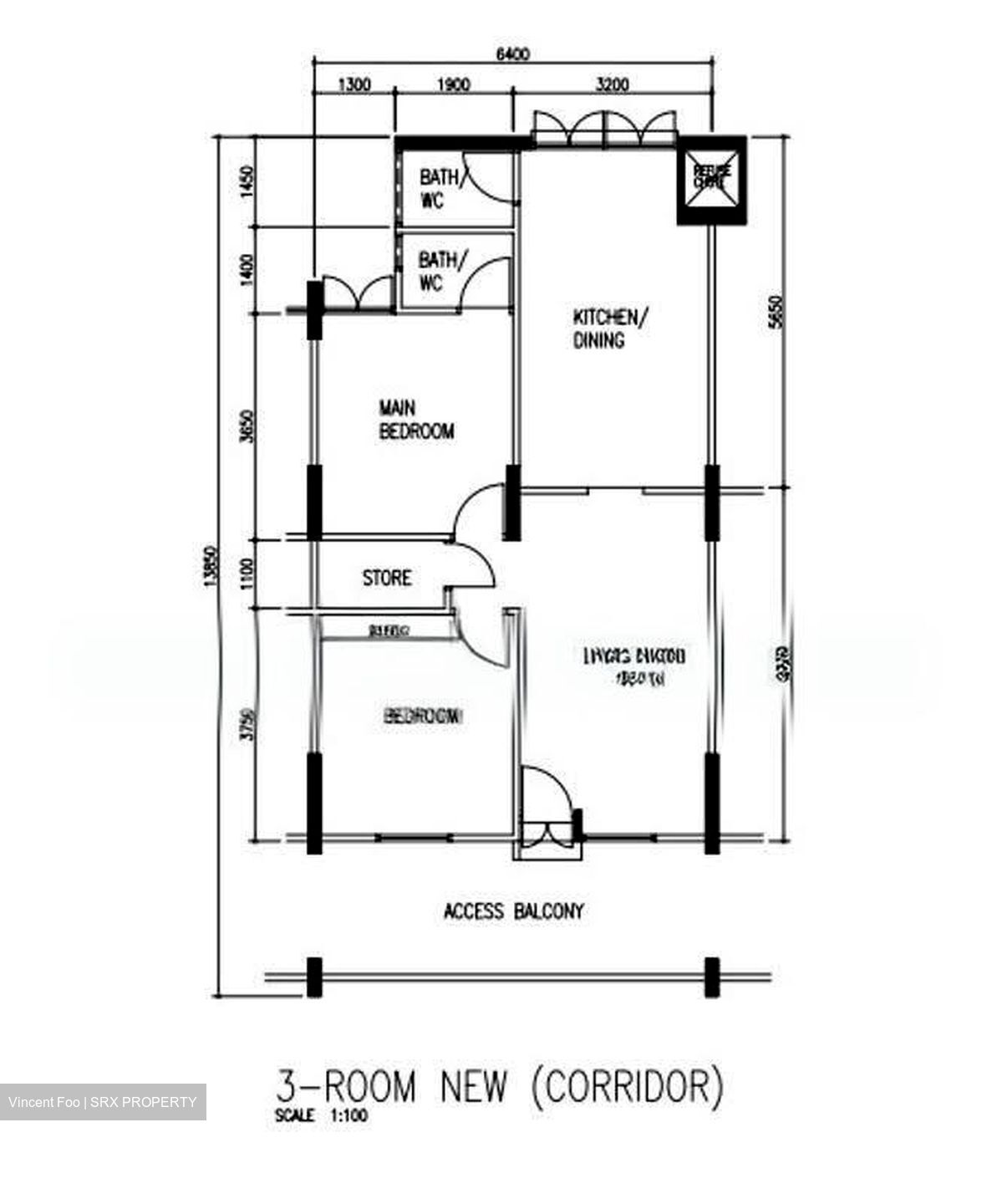Blk 363 Clementi Avenue 2 (Clementi), HDB 3 Rooms #613626731